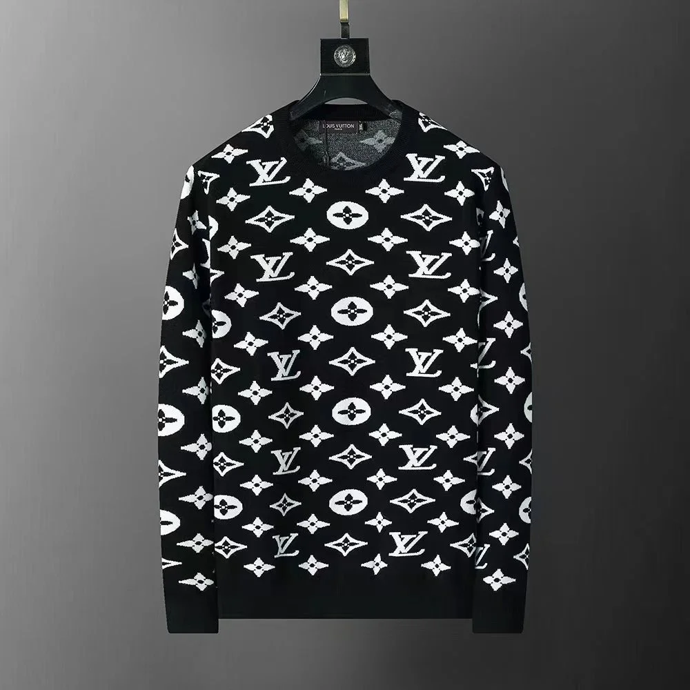 Louis Vuitton Monogram Sweater Black/White