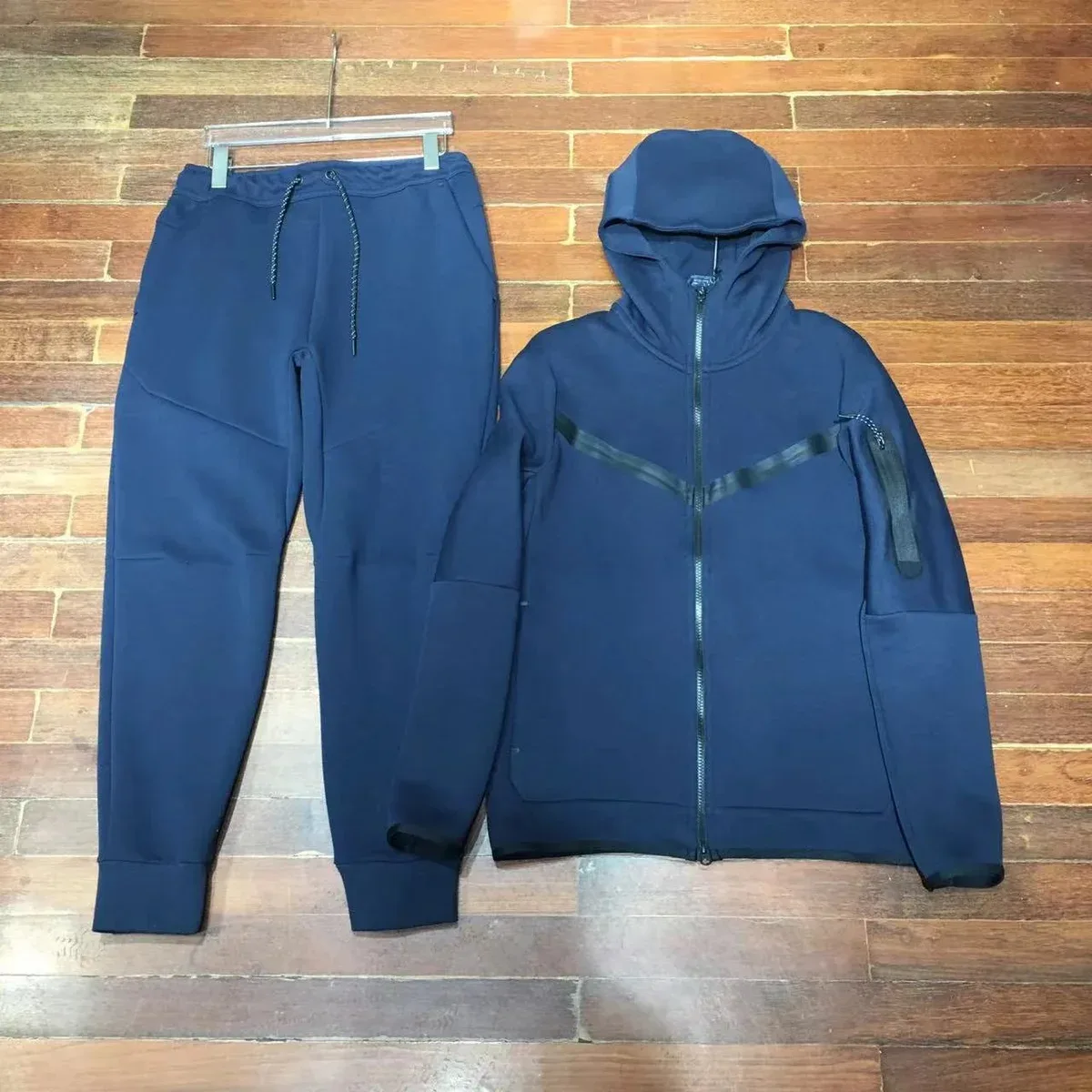 Nike Air Tech Fleece Navy Blue Tracksuit