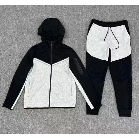 Nike Air Tech Fleece Black/White Tracksuit