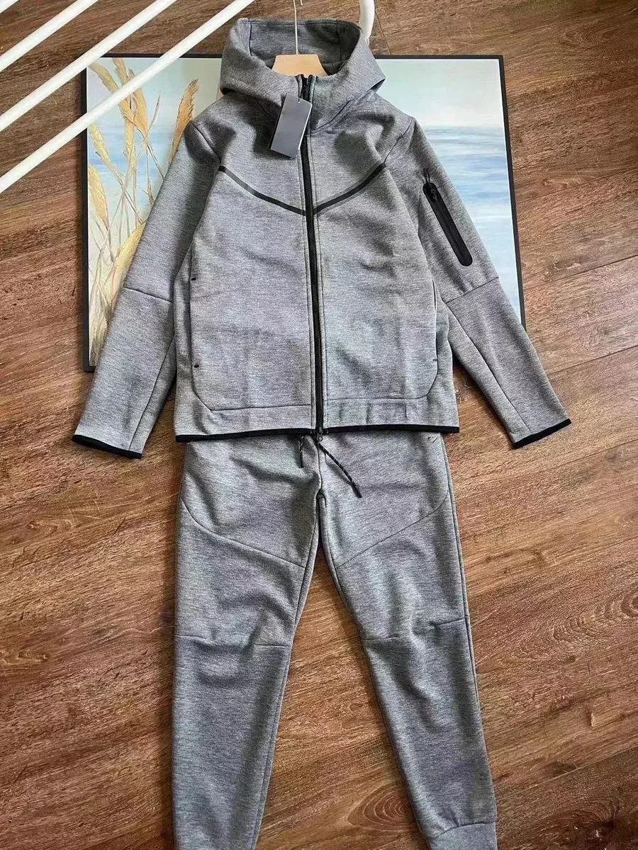 Nike Air Tech Fleece Grey Tracksuit Set