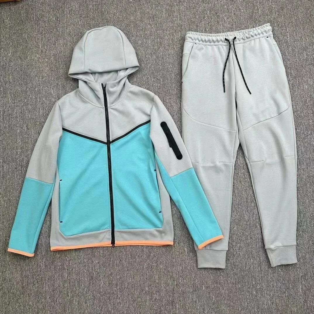 Nike Air Tech Fleece Grey/Turquoise Tracksuit