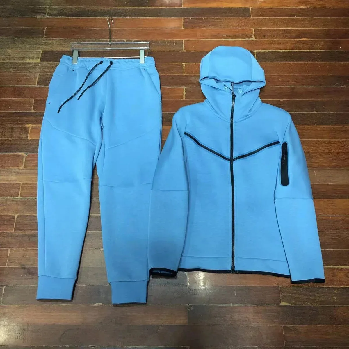 Nike Tech Fleece Light Blue Tracksuit Set