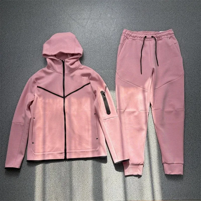 Nike Air Tech Fleece Pink Tracksuit Set