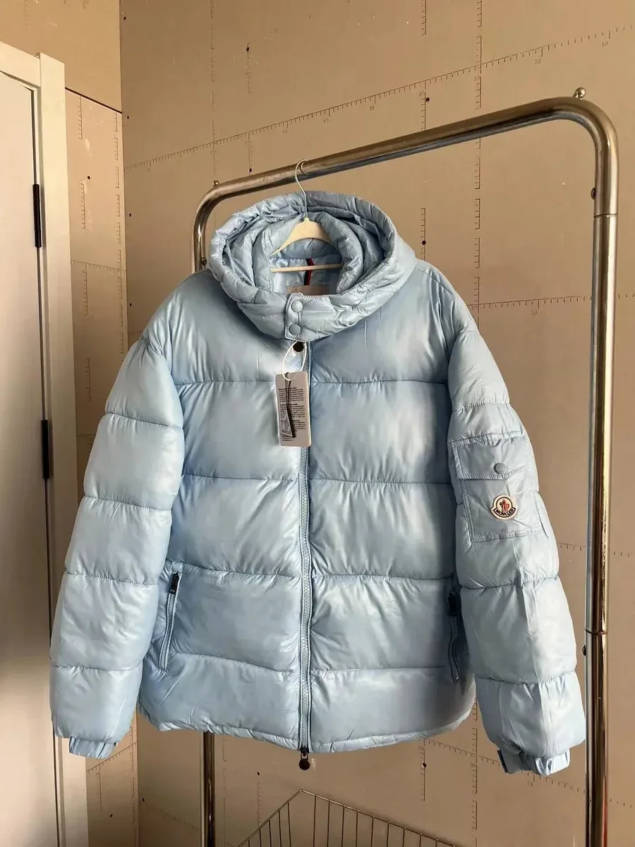 Moncler Maya Light Blue Puffer Jacket