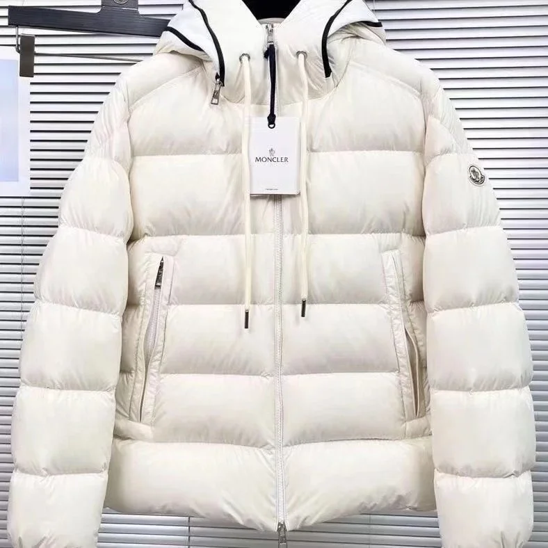 Moncler Double White Duck Down Jacket