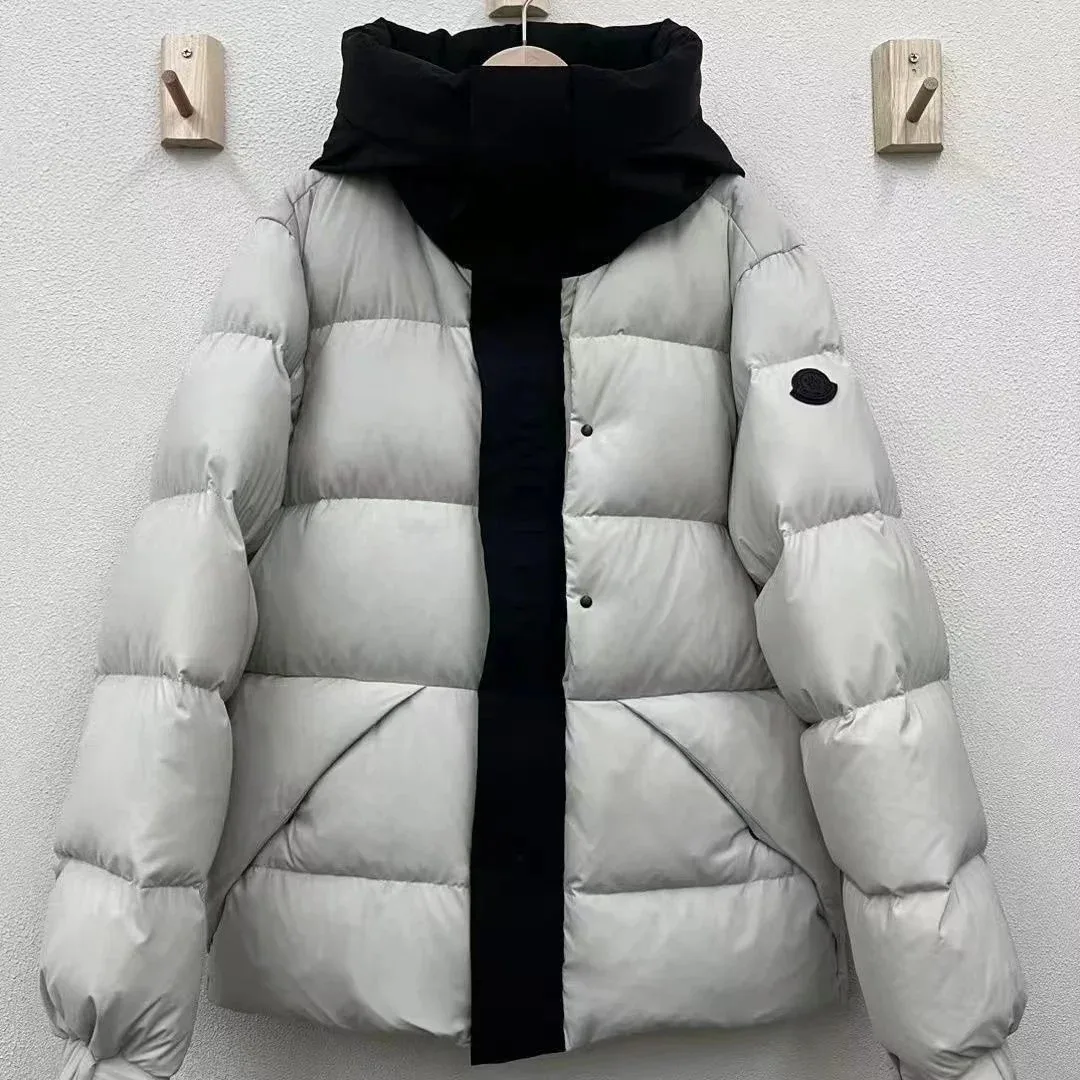 Moncler Maya Black Striped White Puffer Jacket