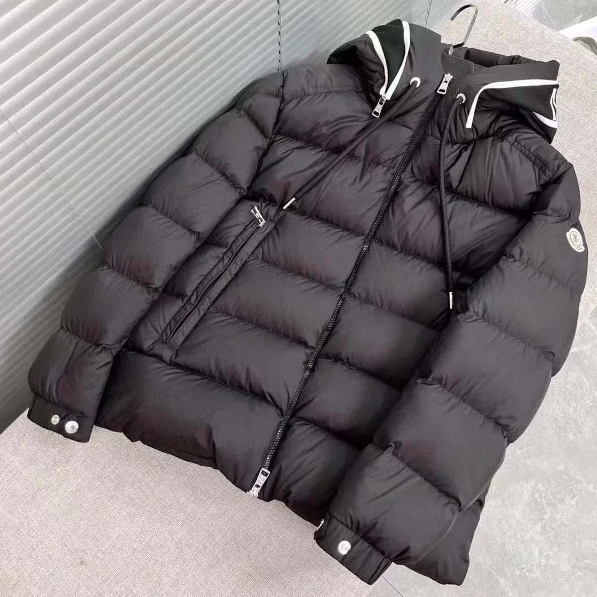 Moncler Maya Double Black Puffer Jacket