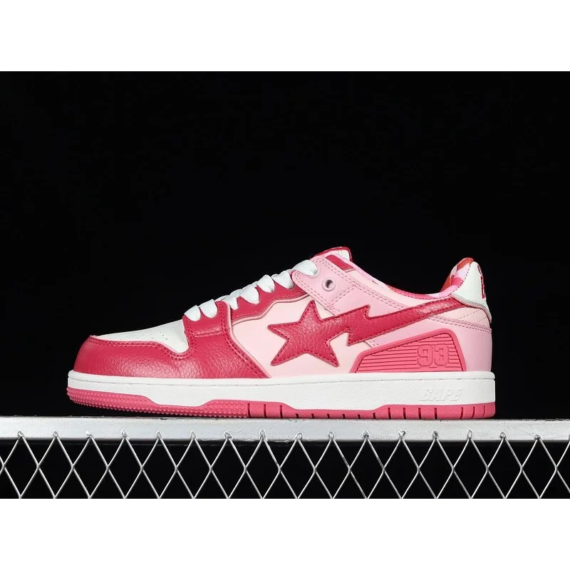 A Bathing Ape BAPE STA 93 Pink/White Sneakers