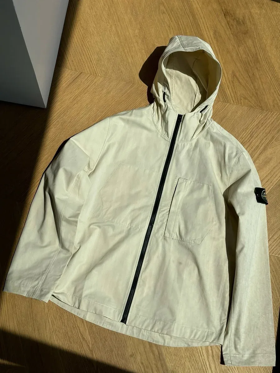 Stone Island 68-15 Hooded Jacket Beige