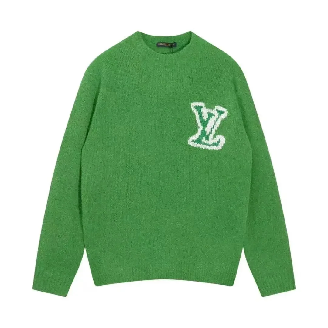 Louis Vuitton Green LV Logo Sweater