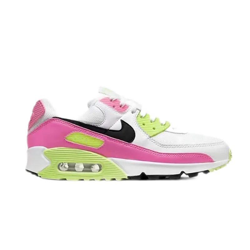 Nike Air Max 90 Sail/Pink Glow/Neon Green Sneakers