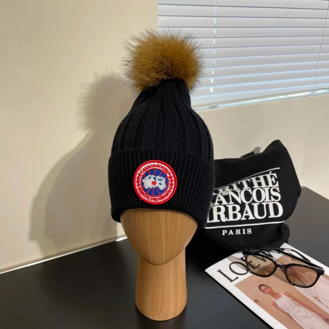 Canada Goose Arctic Program Black Pom Beanie