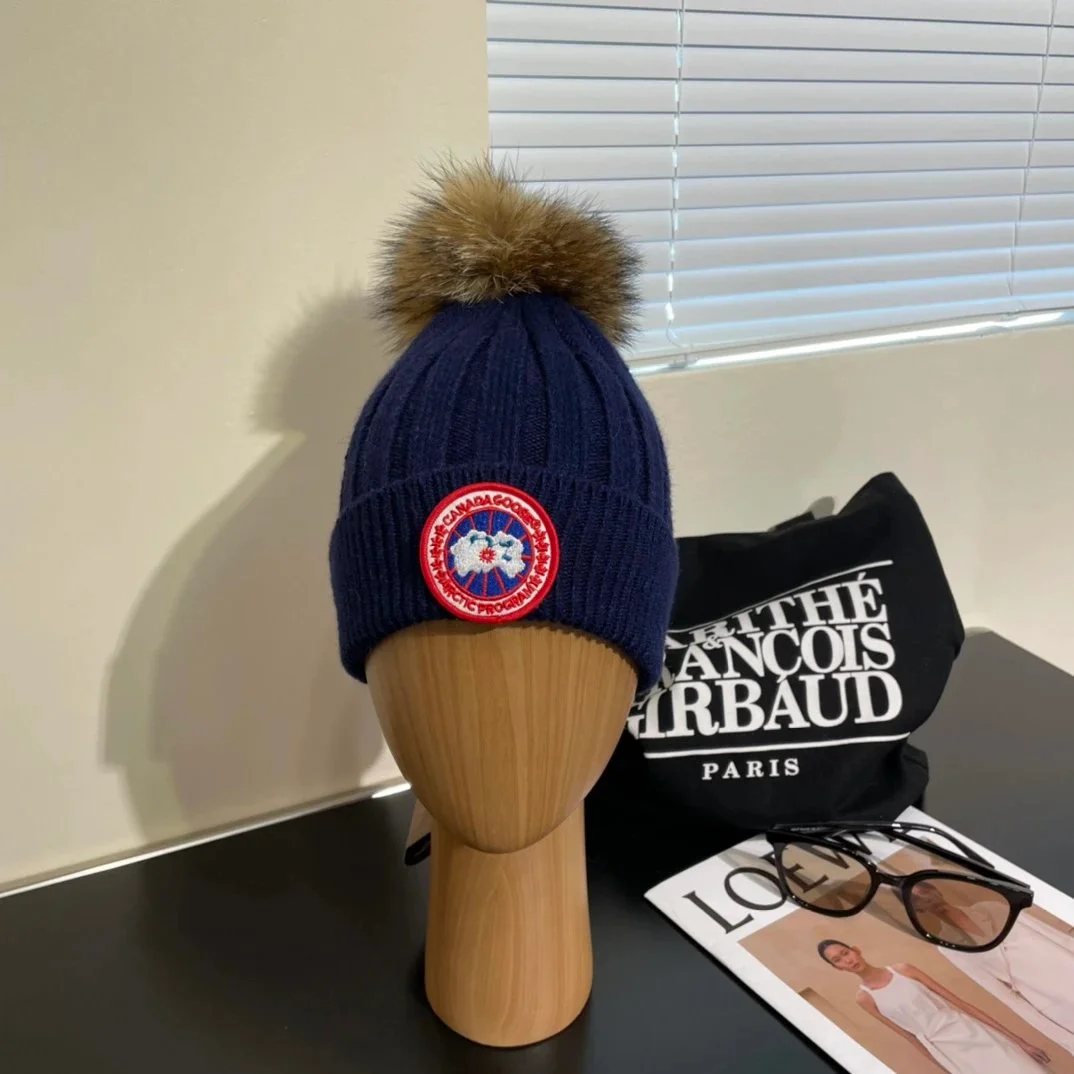 Canada Goose Arctic Program Navy Pom Beanie