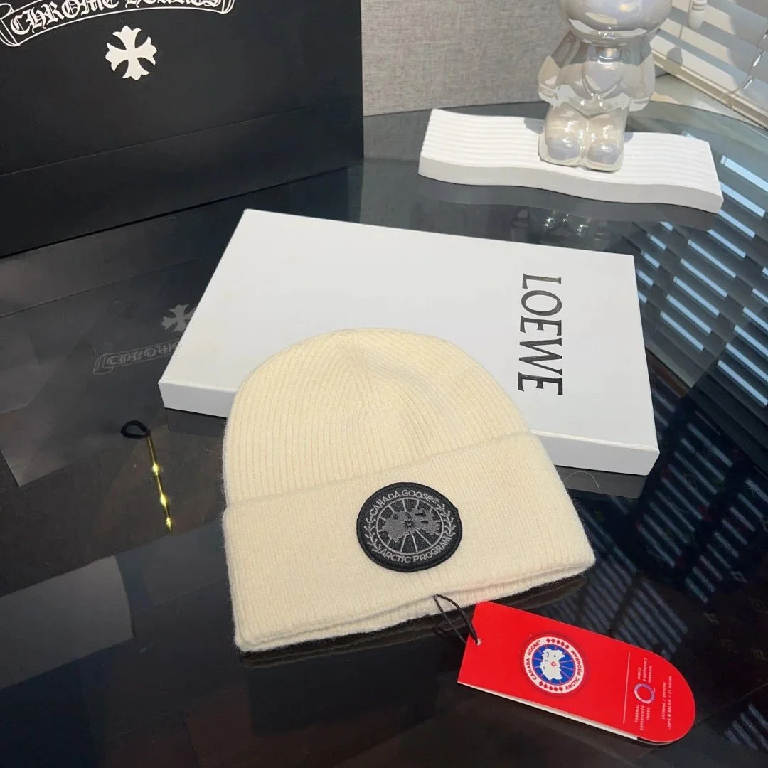 Chrome Hearts CH Cross Beanie White Headwear
