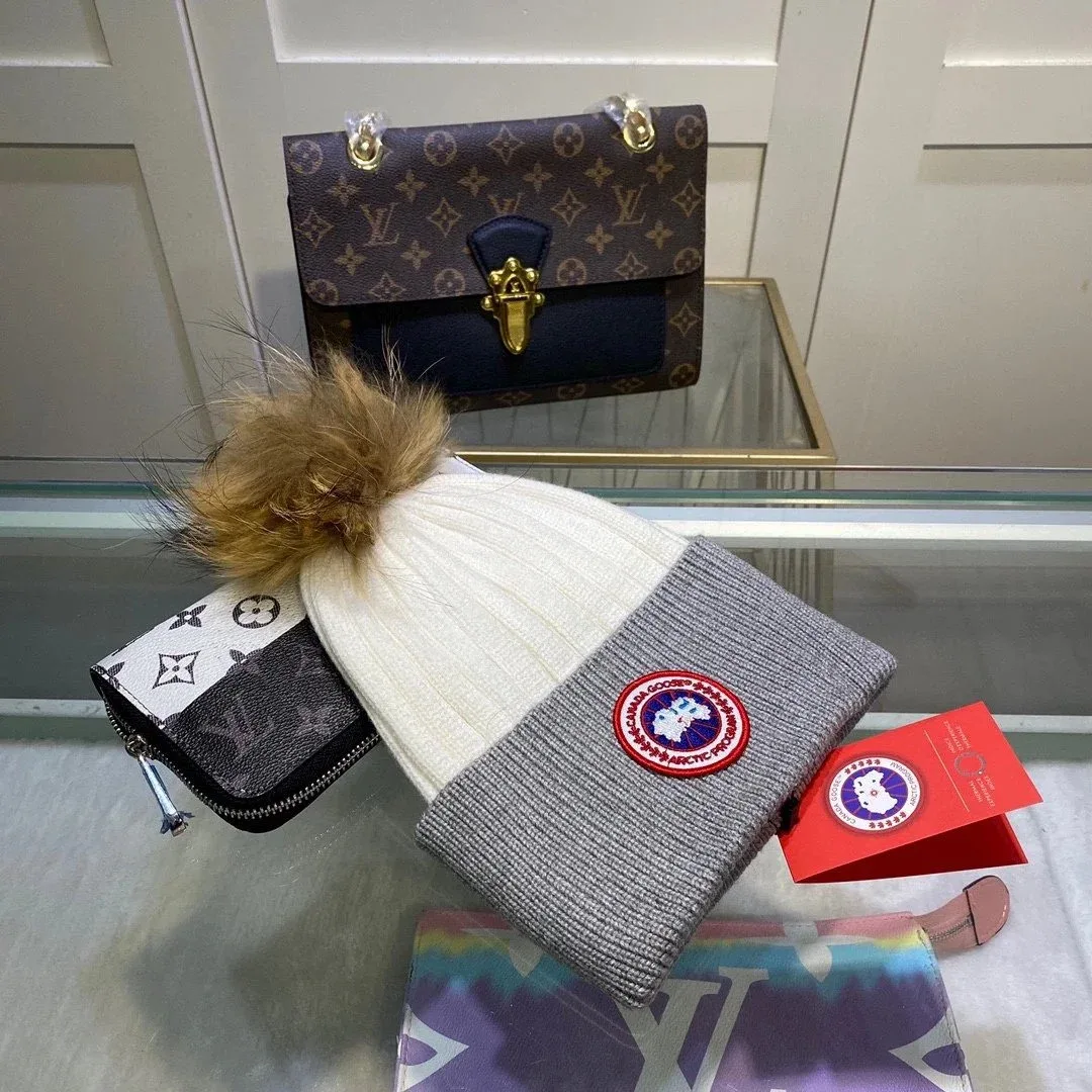 Canada Goose Arctic Program White/Grey Beanie