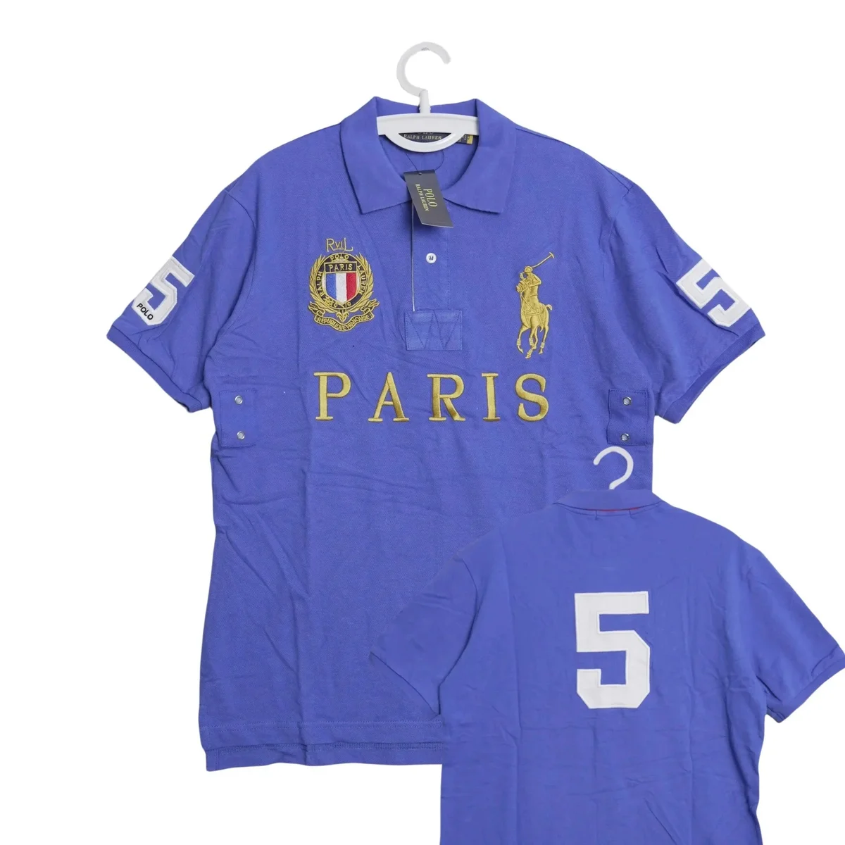 Polo Ralph Lauren Paris Blue Polo Shirt