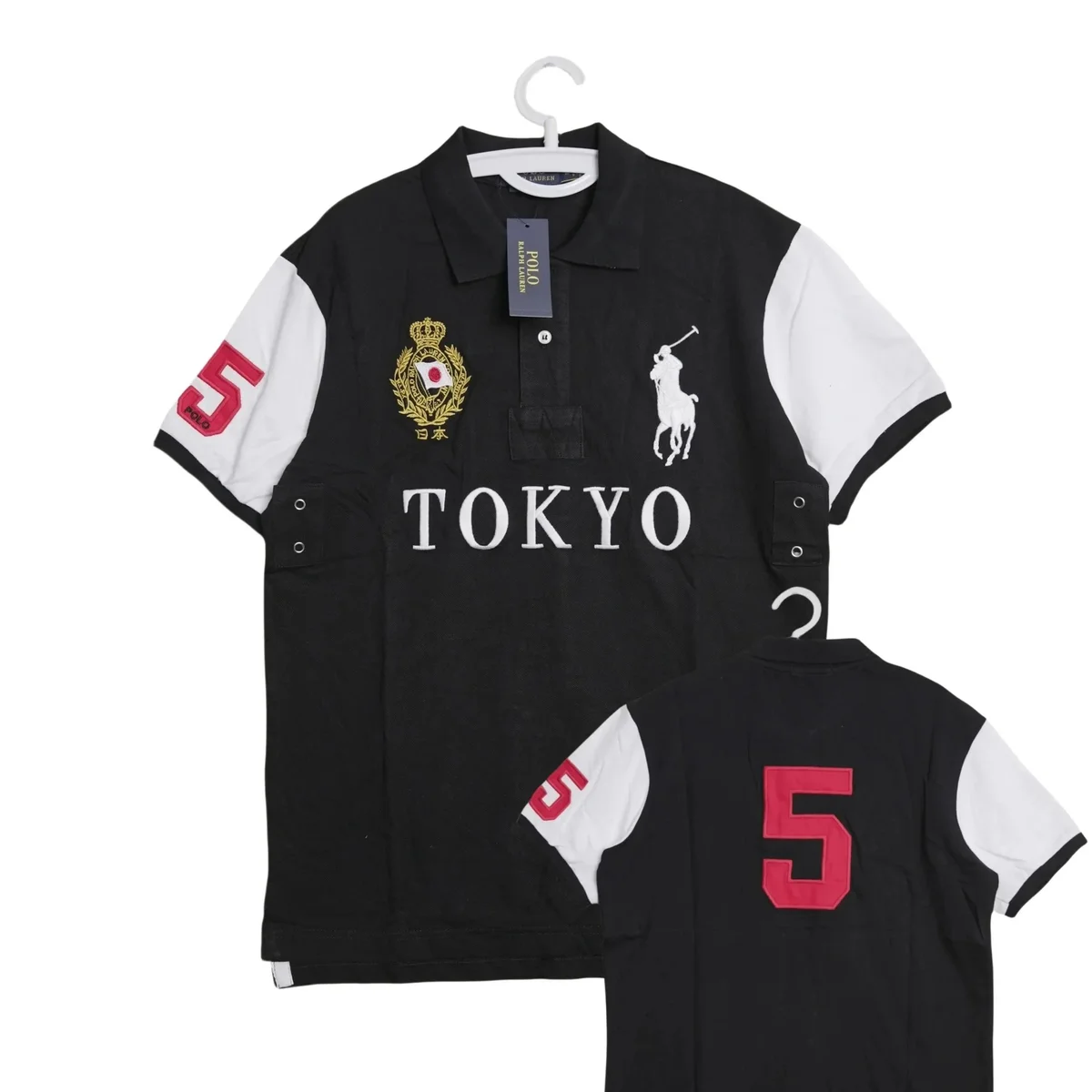 Polo Ralph Lauren Tokyo Polo Shirt Black/White