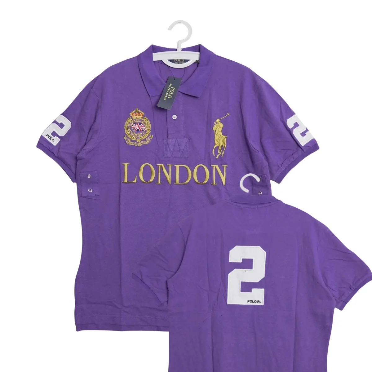 Polo Ralph Lauren London Purple Polo Shirt