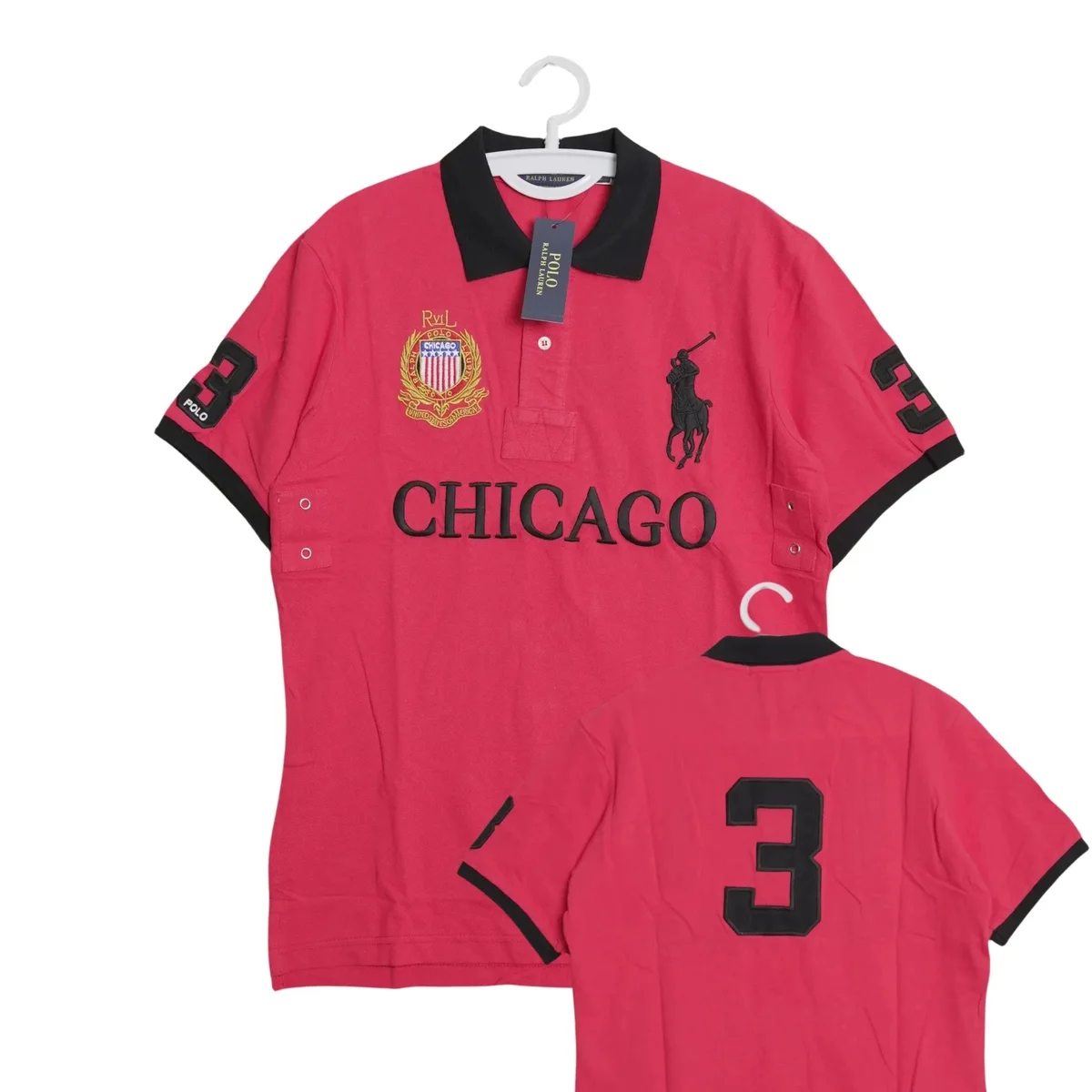 Polo Ralph Lauren Chicago Red Big Pony Polo Shirt