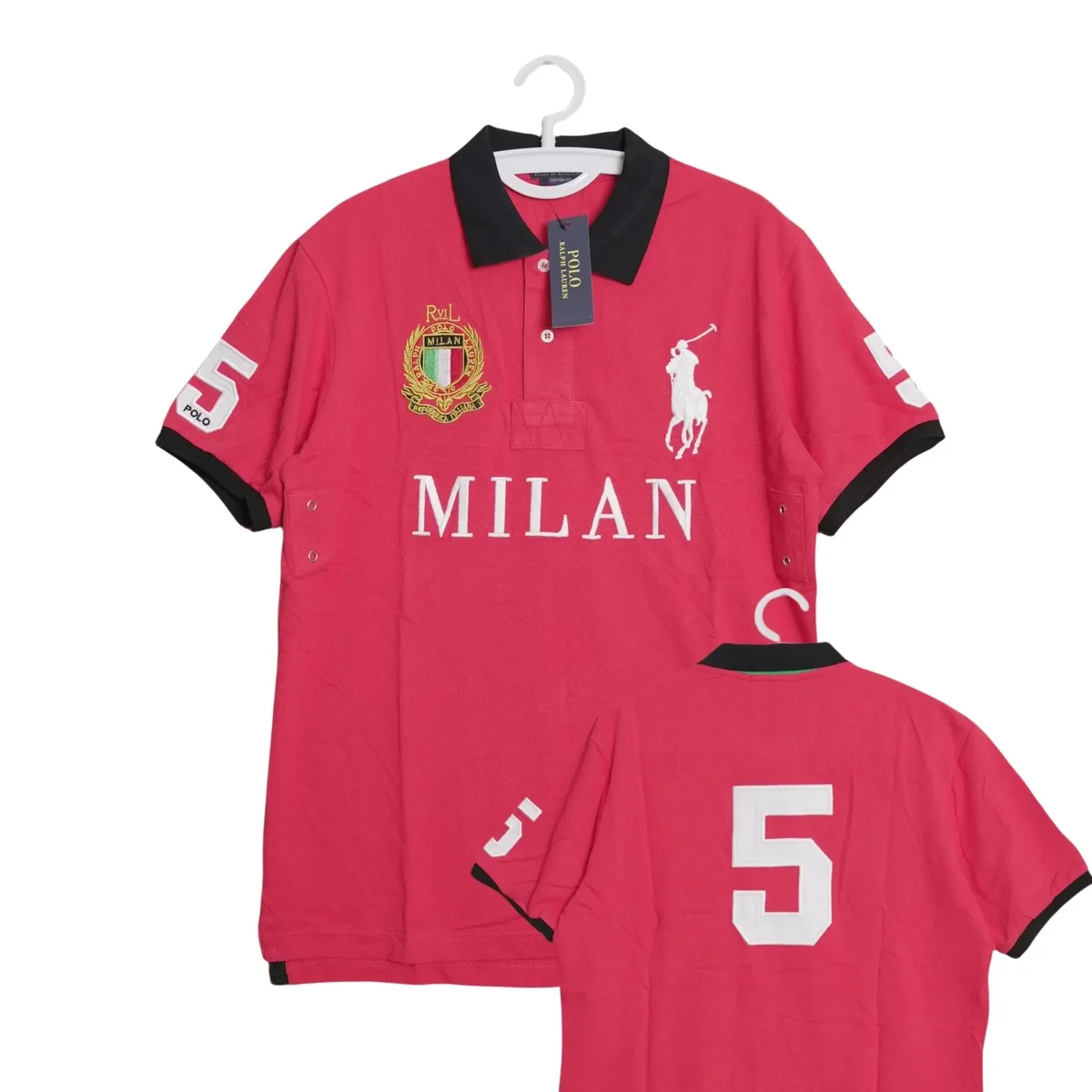 Polo Ralph Lauren Big Pony Milan Red Polo Shirt