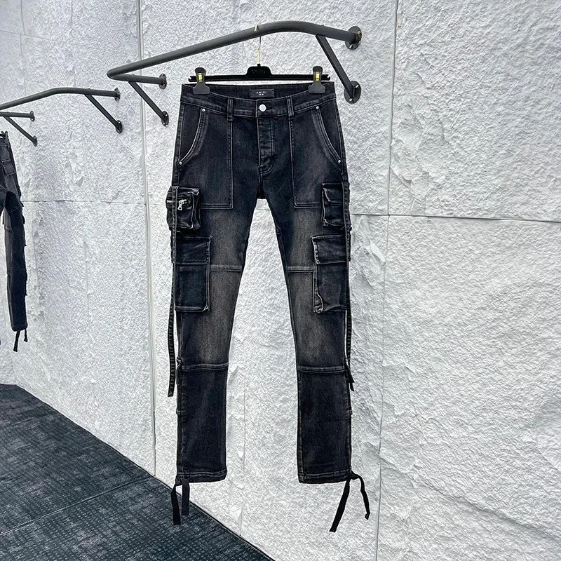 Amiri AMRI MX1 Black Cargo Jeans