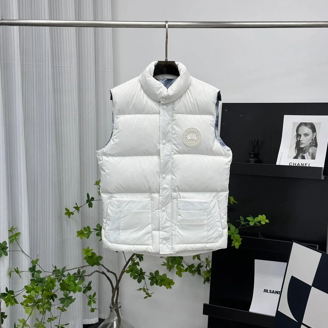 Canada Goose Expedition White Puffer Vest