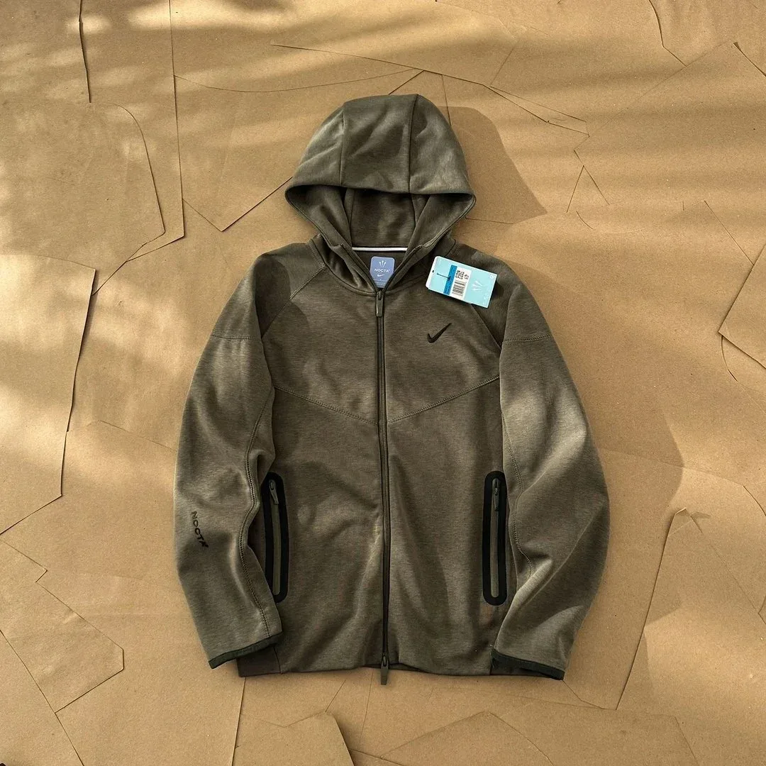Nike Tech Fleece Olive Hoodie Jacket