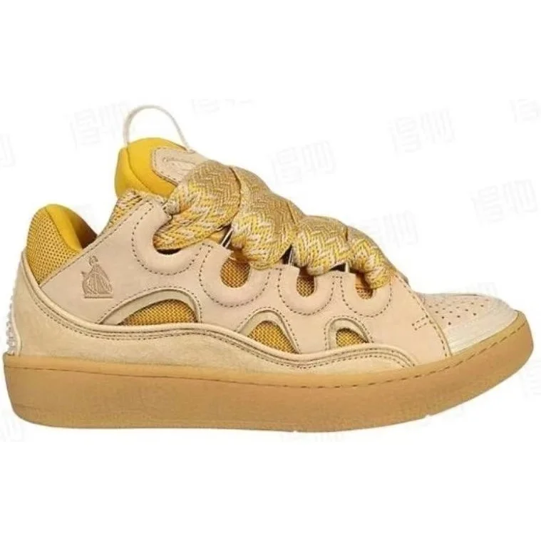 Le Coq Sportif LCS R800 Yellow Beige Sneakers