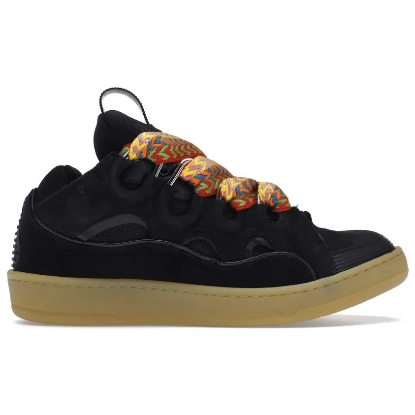 Black Multi-Color Laces Low-Top Sneaker