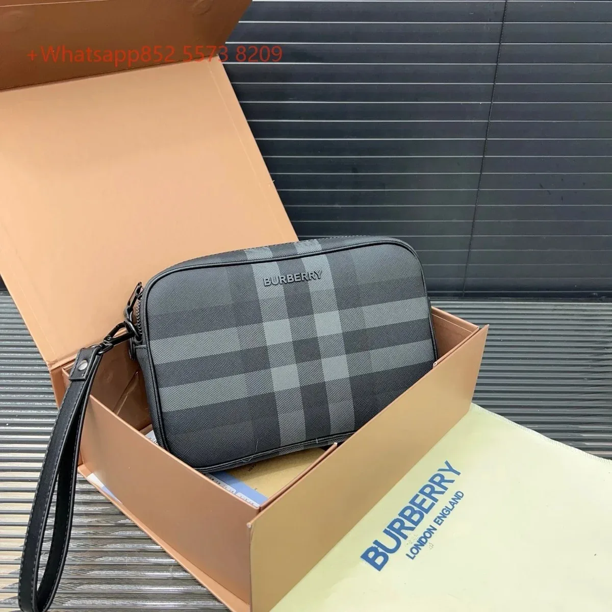 Burberry Top Quality 10 Checkered Camera Bag