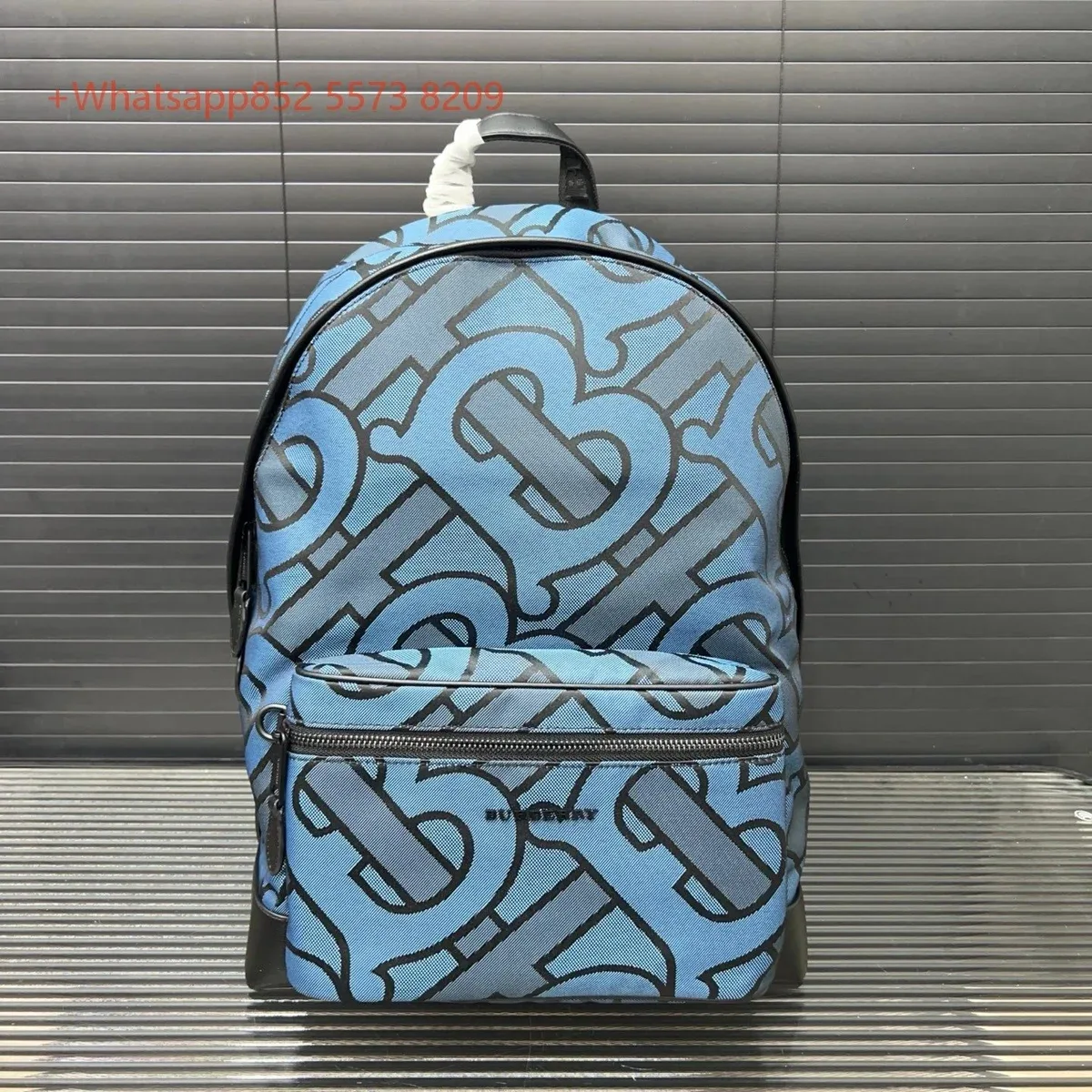 Burberry TB Monogram Blue Backpack