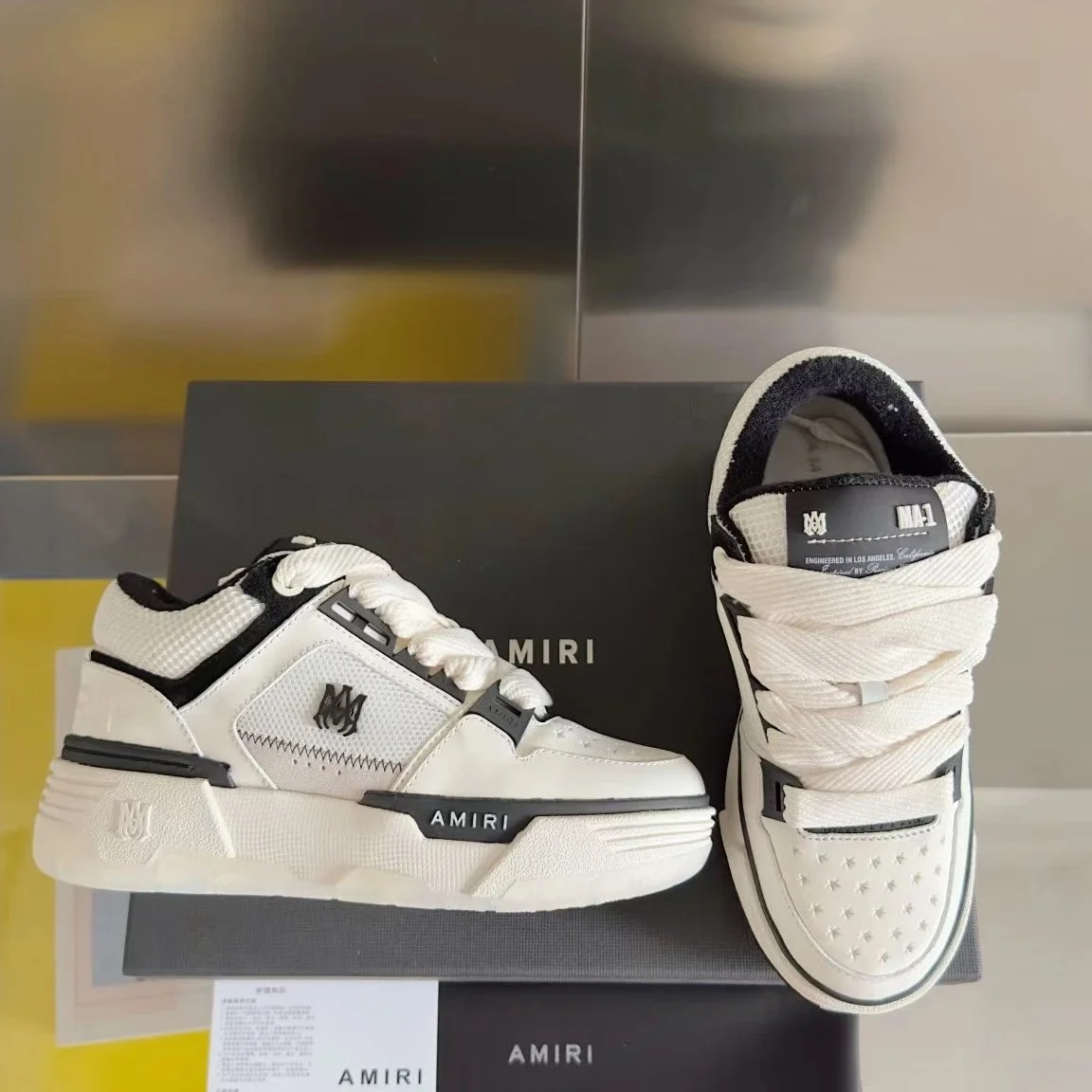 Amiri AMRI White/Black Sneakers