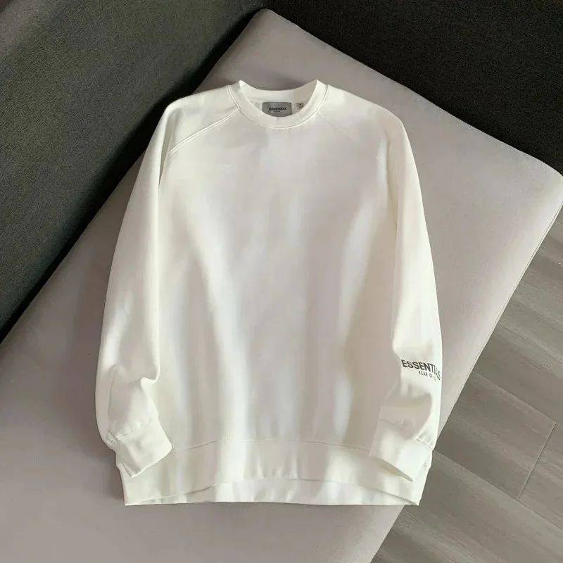 Fear of God Essentials White Logo Sweatshirt