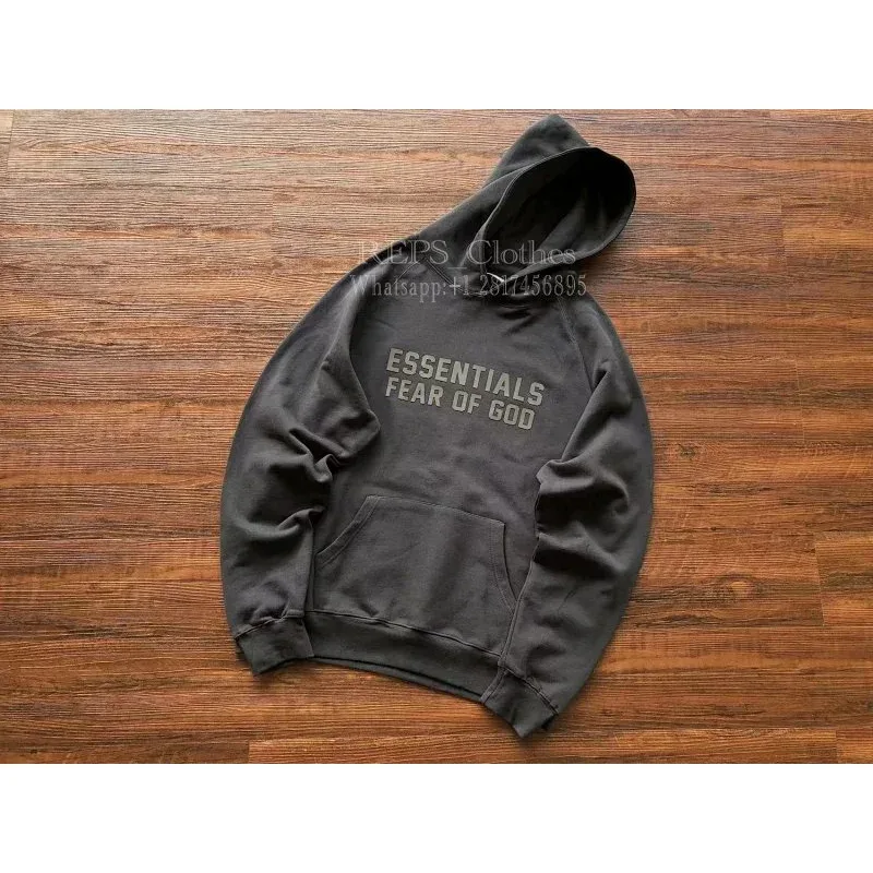 Fear of God Essentials Hoodie Black