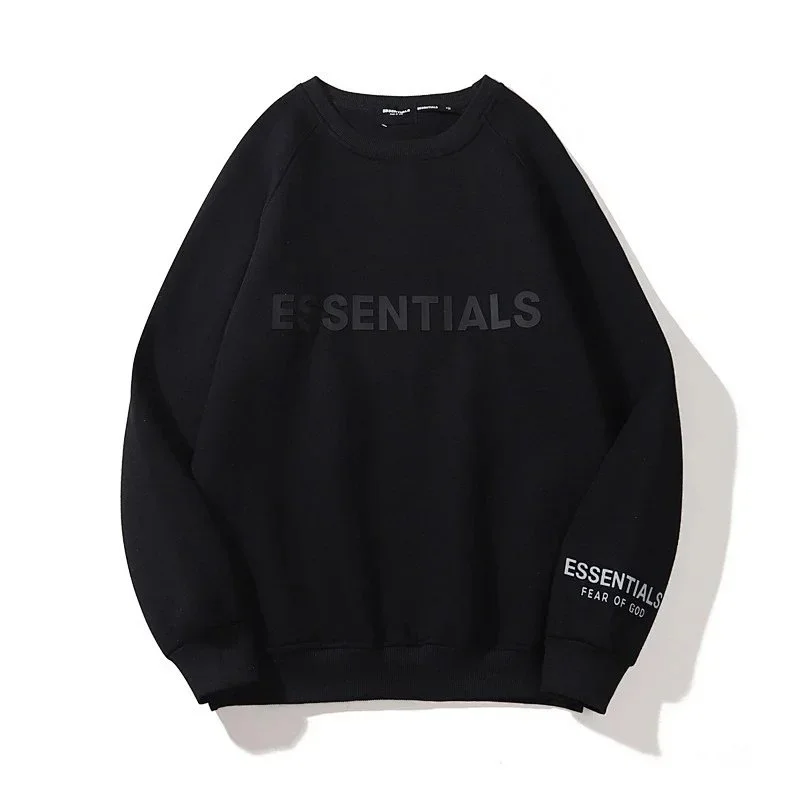 Fear of God Essentials Black ESSENTIALS Sweatshirt