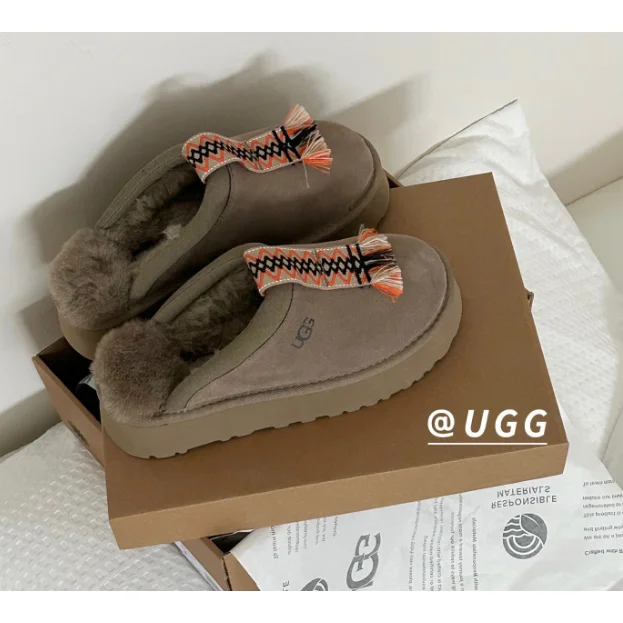 UGG Classic Short Fringe Trim Mule