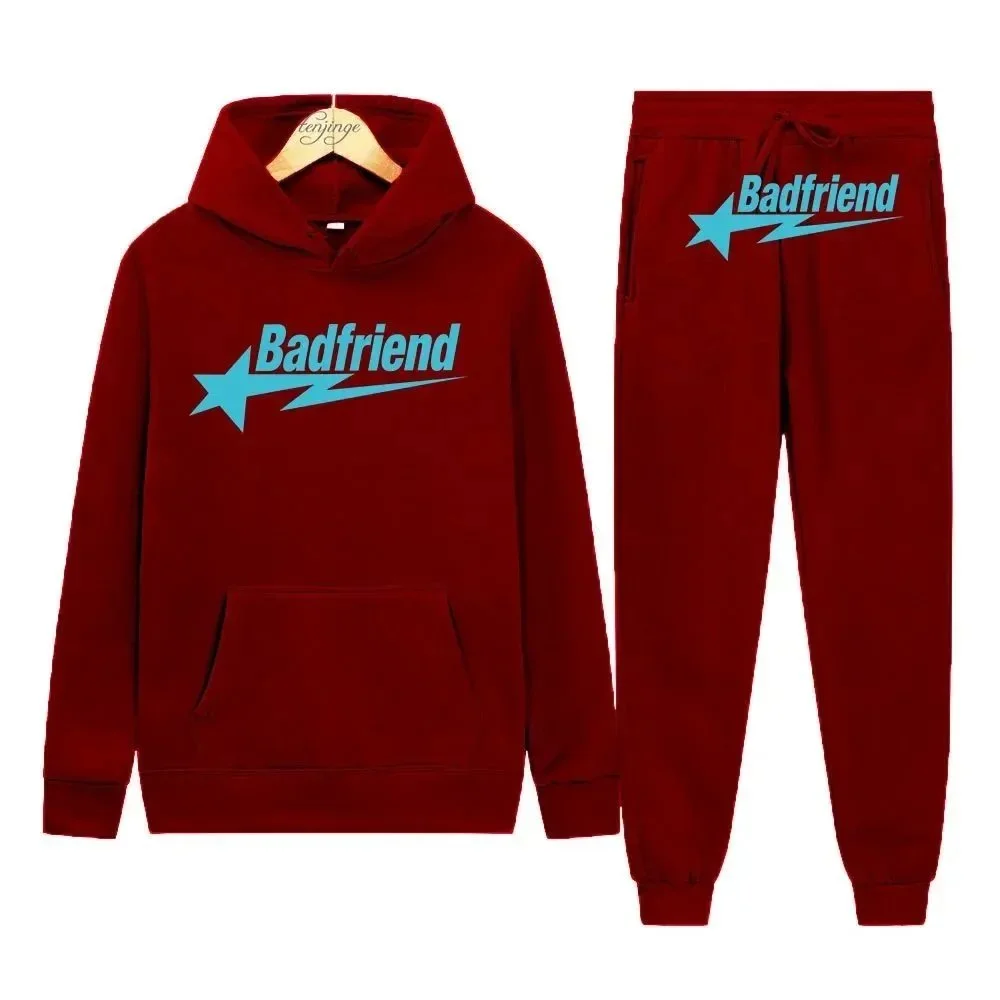 Badfriend DD-32 Red 'Badfriend' Logo Tracksuit