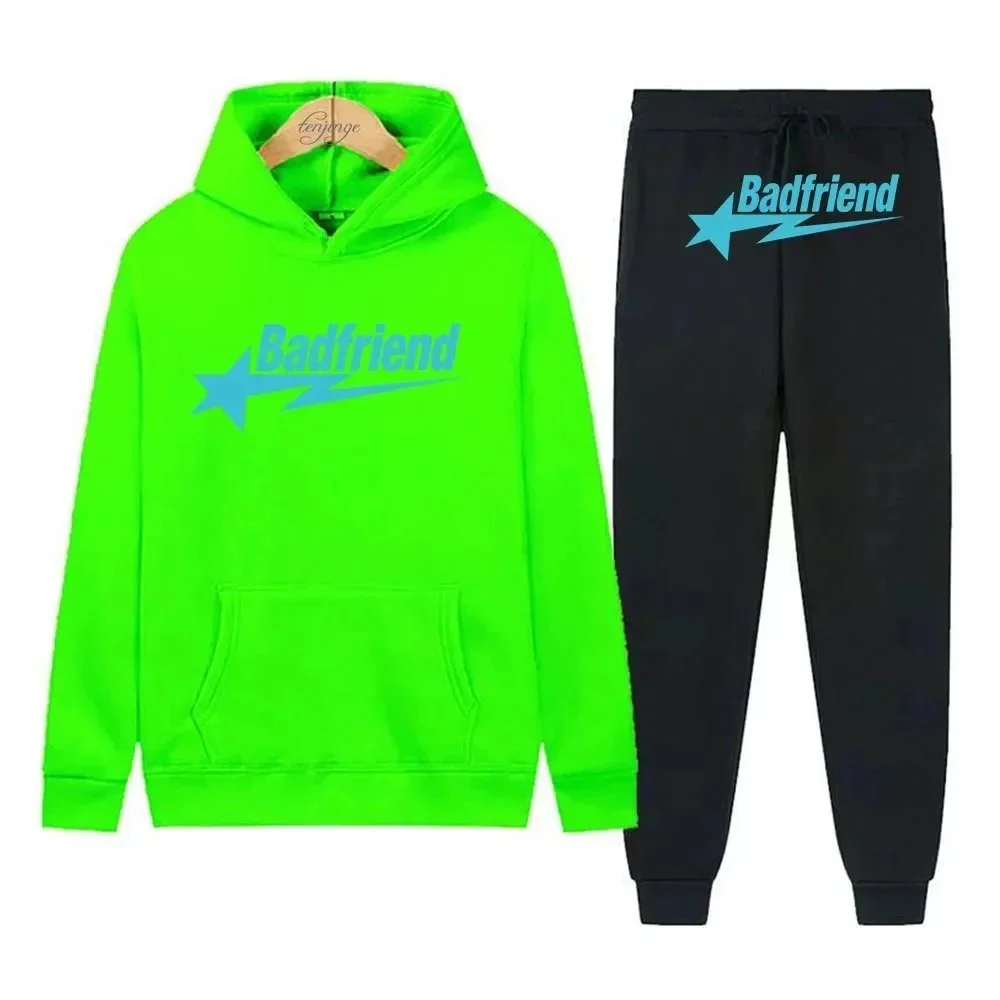 Badfriend DD-30 Green & Black Tracksuit Set