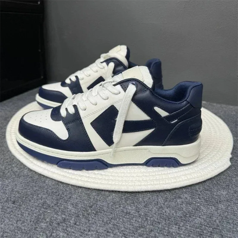 White Deep Blue Sneakers