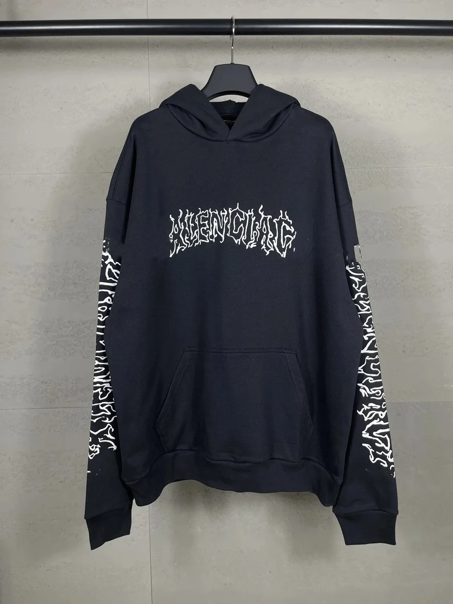 Balenciaga Alienclag Hoodie Black
