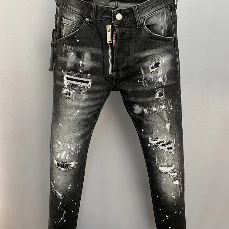 DSQUARED2 Cool Guy Distressed Jeans Black