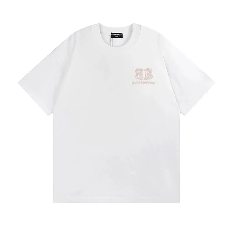 Balenciaga BB Logo White T-Shirt