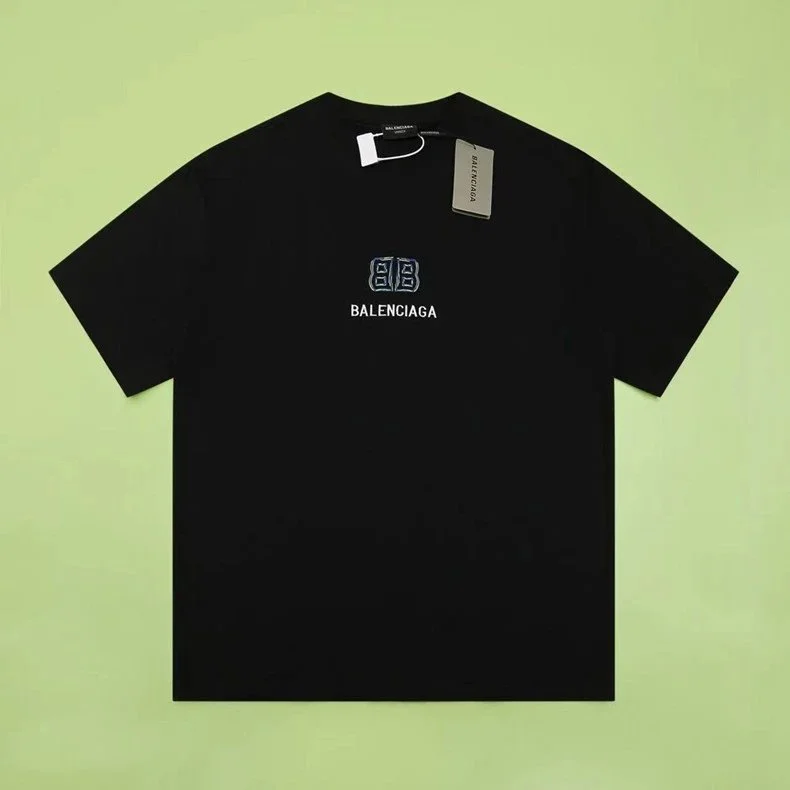 Balenciaga BB Logo Black T-Shirt