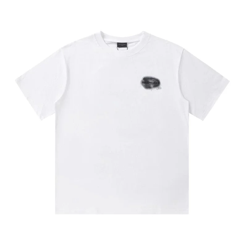 Balenciaga White Logo T-Shirt