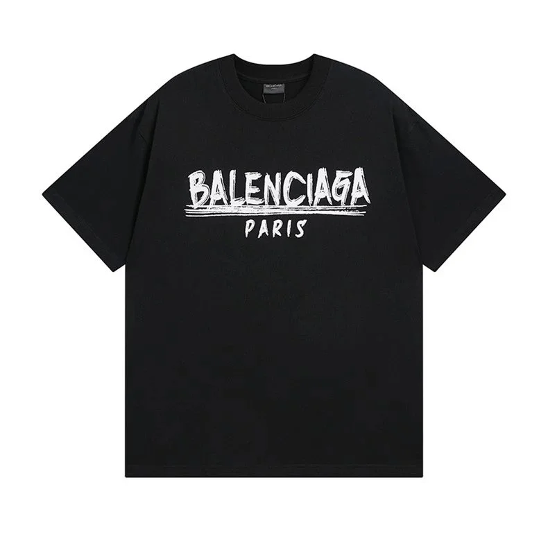 Balenciaga Paris Black T-Shirt