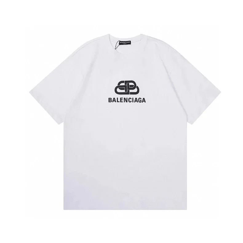 Balenciaga BB Logo White T-Shirt