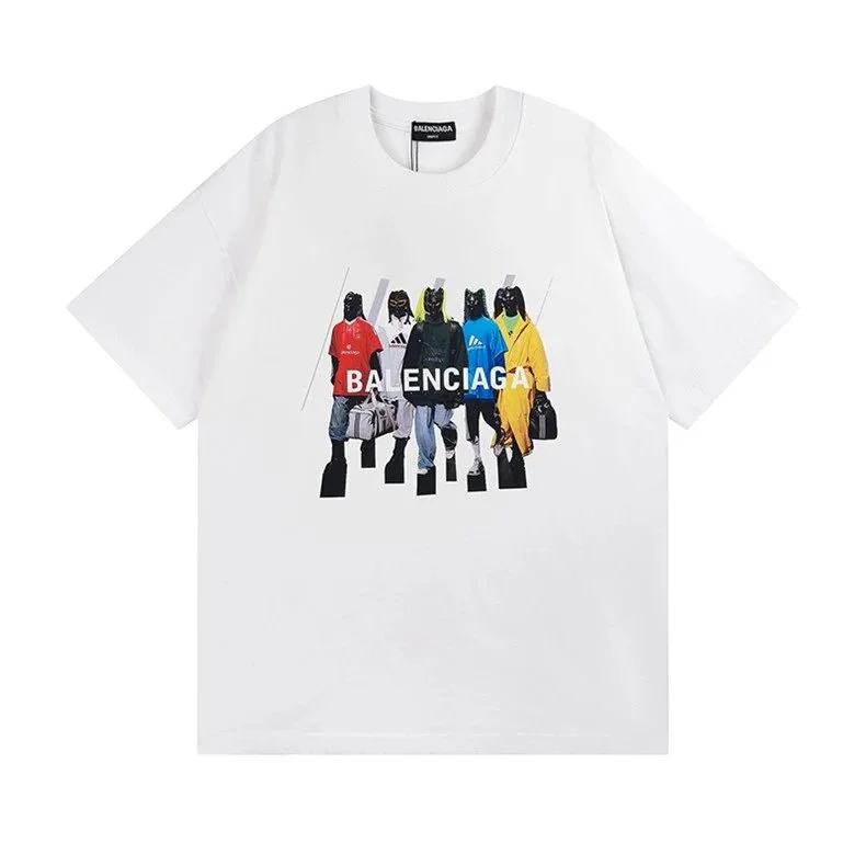 Balenciaga White Graphic T-Shirt