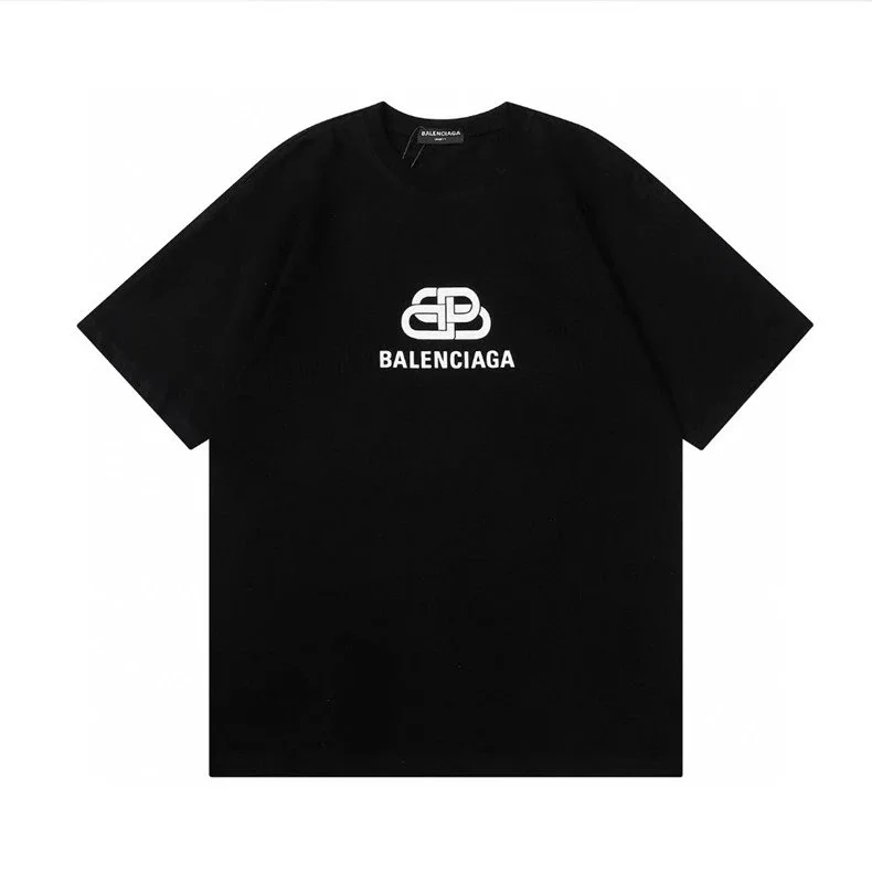 Balenciaga Triple Black BB Logo T-Shirt