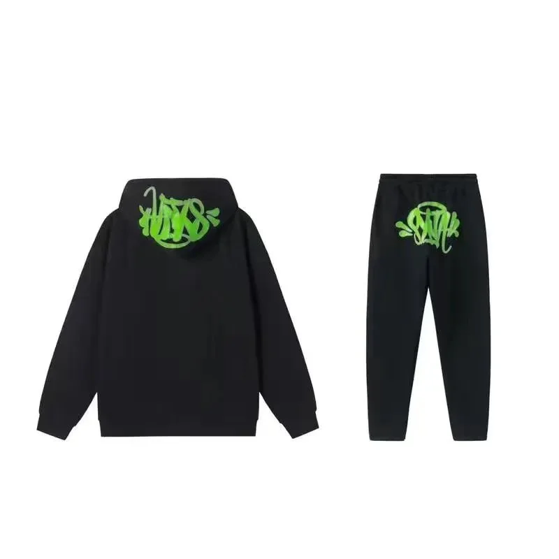 Black Green Graffiti Tracksuit T35