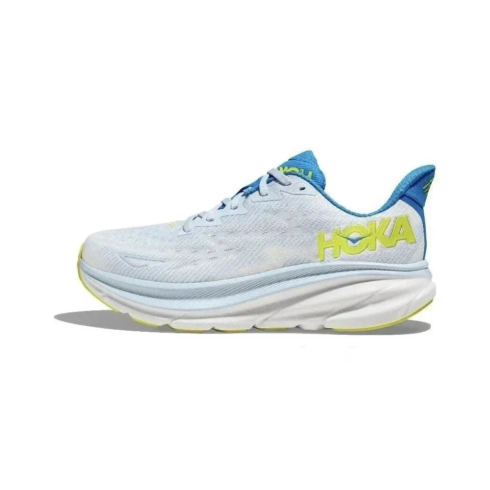 Hoka Clifton 9 Sail/Blue/Yellow Sneakers